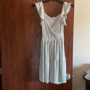 Sleeveless/ruffle sleeve summer dress